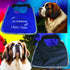 Adjustable Waterproof Drool Bib for Large Dogs - Glitter Embroidered