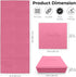 Foldable Yoga Mat - 6mm Thick, Lightweight, Easy to Store for Travel, Anti-Slip Folding Exercise Mat for Workouts