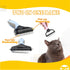 PetnBeyond Undercoat Rake - Double Sided Dematting Brush Tool for Cats and Dogs - Safe Detangler Grooming Brush