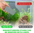 Sinbana 4pcs Double-Sided Fish Tank Cleaning Brushes, EVA Aquarium Sponge Brush Scrubber Cleaner Fish Tank Cleaning