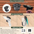 Magnetic Gun Mount with Trigger Guard Protection,Gun Magnet Mount for Most Guns | Indoor Gun Racks| Gun Holder Holster