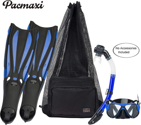 PACMAXI Oversized Mesh Scuba Diving Bag, Backpack for Snorkeling Gear & Equipment