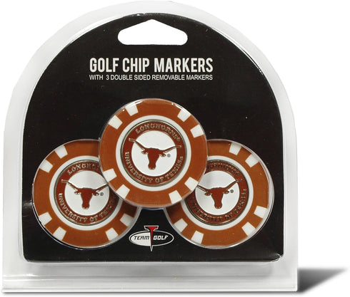 Team Golf NCAA Poker Chip Size with Double-Sided Pop Out Enamel Markers