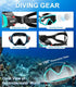 Swimming Aegend Snorkeling Gear for Adults Youth Kids, Snorkel Mask with Top Dry Valve - Panoramic View Anti-Leak