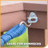26kN 3/8" Hammocks, Climbing Wall Bolt Hanger/Anchor/Tiedown for Screw/Bolt Ideal for Rock Climbing and Home Gyms