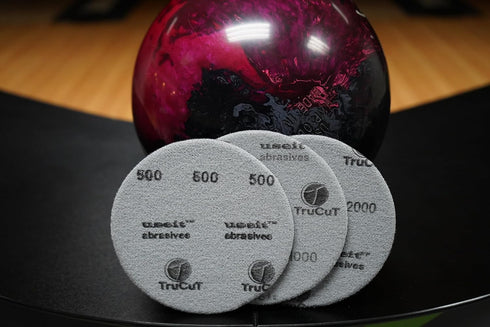 TruCut Sanding Pads Creating the Difference | Specifically for Bowling Balls | Resurfacing – Surface Management (3 Pack