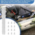 GTTL175 Gear Trac for Kayak, Top Loading Stainless Steel Mount for 1/2" Wide Track Hardware (Rod/Paddle Holder)