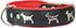 Real Leather Soft Padded Dog Collar, Bull Terrier, 1.75" Wide, (16.75"-19.25" Neck, Black/Red)