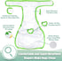 wegreeco Luxury Washable Reusable Dog Diapers, Stylish Pattern, Female Dog Diapers, 3 Pack, Fancy, Small
