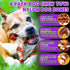 4 Pack Indestructible Dog Chew Toys for Aggressive Chewers - Durable Nylon Bacon Flavor Bones for Medium Small Breed