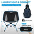 Backpacking, 330Lbs MARCHWAY Lightweight Folding Camping Chair, Portable Foldable Compact for Outdoor Camp, Travel