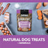 Evolve Grain Free Turkey, Bacon and Egg Flavored Dog Treats, 6oz Pack