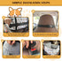 DDPODNQAK 27 Lbs Dog Car Seats for Small Medium Sized Dogs Carseat for Car Funny Fuzzy Pet Dog Booster Car Seat Puppy