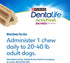 Pack 3 20-40 lbs., 22.5 oz. 30 each/90 30 DentaLife ActivFresh of Dog Chews for Small and Medium Dogs Dental Chews