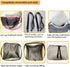 Small Dogs Car Seat Under 25 - Fully Detachable & Washable Ultra Soft Travel Bed with Clip-on & Storage Pockets