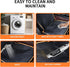 2 Packs Front Seat Car Cover, Waterproof Dog Car Seat Cover, Non-slip & Scratch-Proof, Pet Car Seat Protector with Side