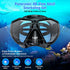 HiiPeak Snorkeling Gear for Adults, Dry Snorkel Set with Panoramic Wide View Diving Scuba Mask and Nose Cover
