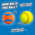 100+ lbs 3.5-inch Pack 1 Chuckit! Ultra Ball Dog Toy - Size XL - For Dogs - Made from Durable Rubber - Super Bouncy