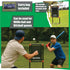 SPORTTISTA Baseball Strike Zone Target Compatible with Plastic Ball Games & Blitzball, Durable & Stable Frame