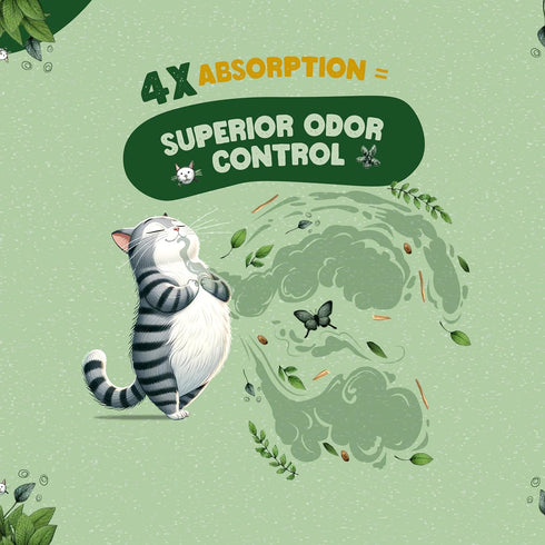 Catalyst Natural Soft Wood Cat Litter (2 Pack, 10lb Bags) - Superior Odor Control, Strong Clumping, Biodegradable