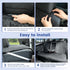 900D ALLANSING Back Seat Cover for Large SUVs/Trucks Rear Split Bench - Heavy-Duty Waterproof Non-Slip Car Seat
