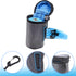 Kare & Kind Pet Waste Bag Dispenser with Carabiner - Double Layer Fabric - Zippered Poop Bag Holder and Pet Waste Bags
