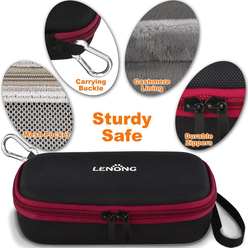 Small Hard Case Portable Protection Bag for Nail Grinders, Shaver, Cell Phone, Earphone, Power Bank, Charger, Key