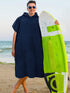 SUN CUBE Surf Poncho Changing Robe with Hood | Absorbent Quick Dry Microfiber Wetsuit Changing Towel with Pocket