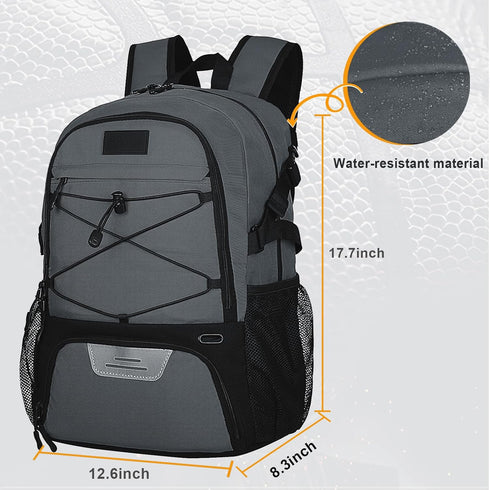 Goloni Soccer and Basketball Backpack - Ball and Shoe Compartment