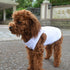 2018 Pet Clothes Dog Clothing Blank T-shirt Tanks Top Vests for Dogs - 100% Cotton Summer Vest (XL, White)
