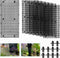 8pcs Adjustable Fish Tank Divider with 10 Suction Cups, DIY Aquarium Isolation Board
