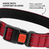 Reflective Dog Collar for Small, Medium, Large Dogs - CollarDirect with Quick Release Buckle, Nylon (10-13 Inch, Red)