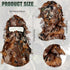 Geyoga Camouflage Leafy Face Mask Ghillie Hunting Gear, 3D Full Face Cover, Camo Balaclava