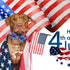 Elegant little tail Independence Day Dog Collar, Holiday Pet Collar with Bow, Adjustable for Small Dogs