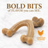 Nylabone Gourmet Style Strong Chew Wishbone Dog Chew Toy, Chicken Flavor, Large/Giant (1 Count)