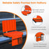 Stadium Seat for Bleachers with Back Support, Portable Bleacher Seat with Wide Comfy Padded Cushion, Metal Hook