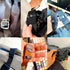 ArrErr 30 Pack 1 Inch Backpack Webbing Ending Clip Plastic Excess Length Straps End Keeper Quick Slip Buckle Fastener
