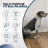 Tooth & Honey Dog Shirt for Medium Dogs – Grey Breathable Cotton & Spandex Pullover with Full Underbelly Coverage