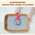 5 Pack Small Disposable Litter Kitten Box, Paper Cat Litter Tray for Indoor Outdoor Small Animals