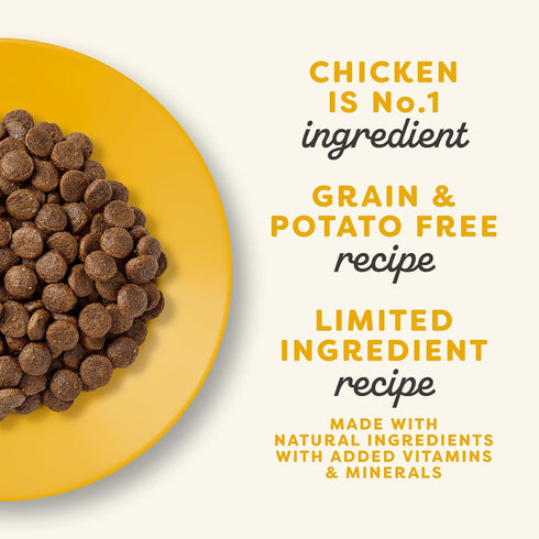 Applaws Complete Dry Cat Food, Grain Free, Limited Ingredient, Chicken Recipe 1 x 11 lb Bag