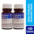 Potable Aqua Water Purification Tablets, Effective Portable Solution for Camping, Hiking, Emergencies, Two 50ct Bottles