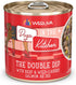 Weruva Dogs in The Kitchen, The Double Dip with Beef & Wild-Caught Salmon Wet Dog Food, 10oz Can (Pack of 12)