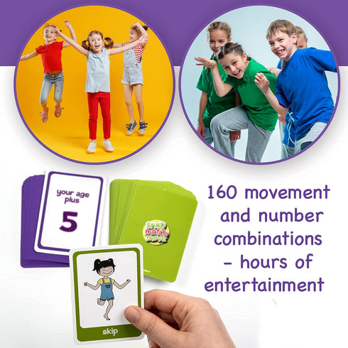 PE Equipment - Kids Workout Exercise Cards for Fun Indoor Recess Activities, Elevate Kids Fitness with Workout Equipment