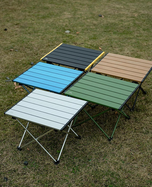 Ultralight Silver Compact Folding Camping Table (Size S)
