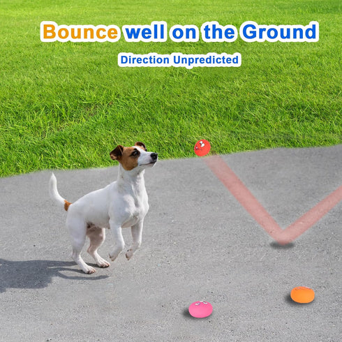 Dog Squeaky Toys, Latex Squeaky Balls for Small Puppy Chewing, Soft Fun Emoji Balls (6 PCS)