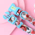 Mile High Life Girl Dog Collars - Cute Bandana Collar, Soft Poly Cotton Fabric for Small Dogs, Flower & Fruit Pattern