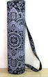 ICC Black Gold Mandala Full-Zip Yoga Mat Carry Bag for Gym, Beach, Pilates, Hippie Cotton Bag