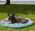 Furhaven Outdoor Travel Dog Bed for Small Dogs, Washable & Foldable with Carry Bag, Aqua/Granite Gray, Small
