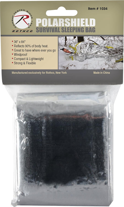 POLARSHIELD Sleeping Bag Style Survival Blanket