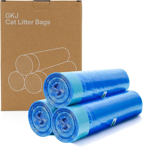 GKJ Cat Litter Refill Bags, 48pcs for Up to 12-Month Supply, Replaced Cat